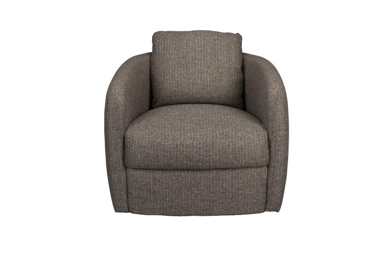 Boho Loungestol med Armlæn i Grå Akryl fra Dutchbone