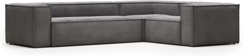 Kave Home Blok Hjørnesofa i Grå - Unik Design!