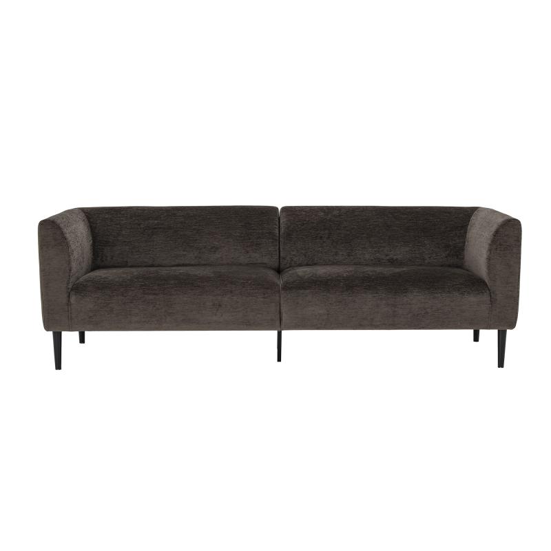 Lanna Sofa i Brun Fløjl fra Bloomingville - Stilfuld Komfort