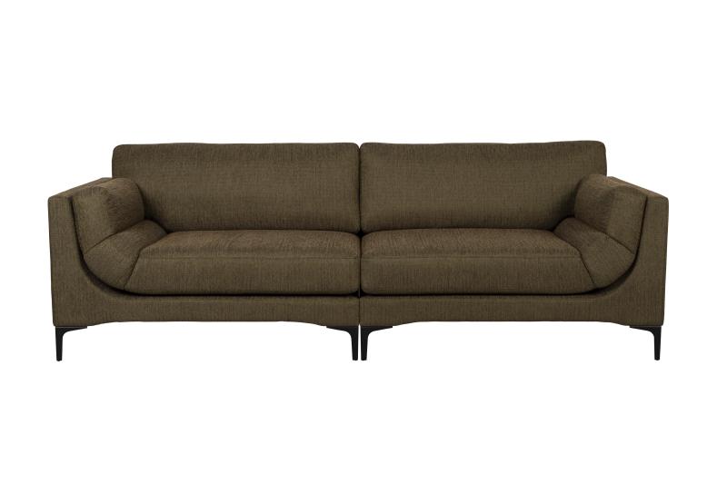 Balkon 3 Personers Sofa - Komfortabel Design i Polyester og Stål