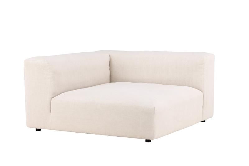 Mavi Modul Sofa Hjørne - Beige Polyester og Trætilbud