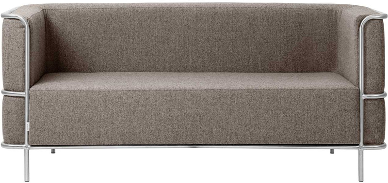 Moderne 2-personers sofa i grå uld fra Kristina Dam