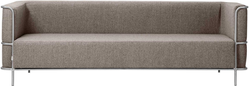 Moderne 3-personers sofa i grå uld fra Kristina Dam