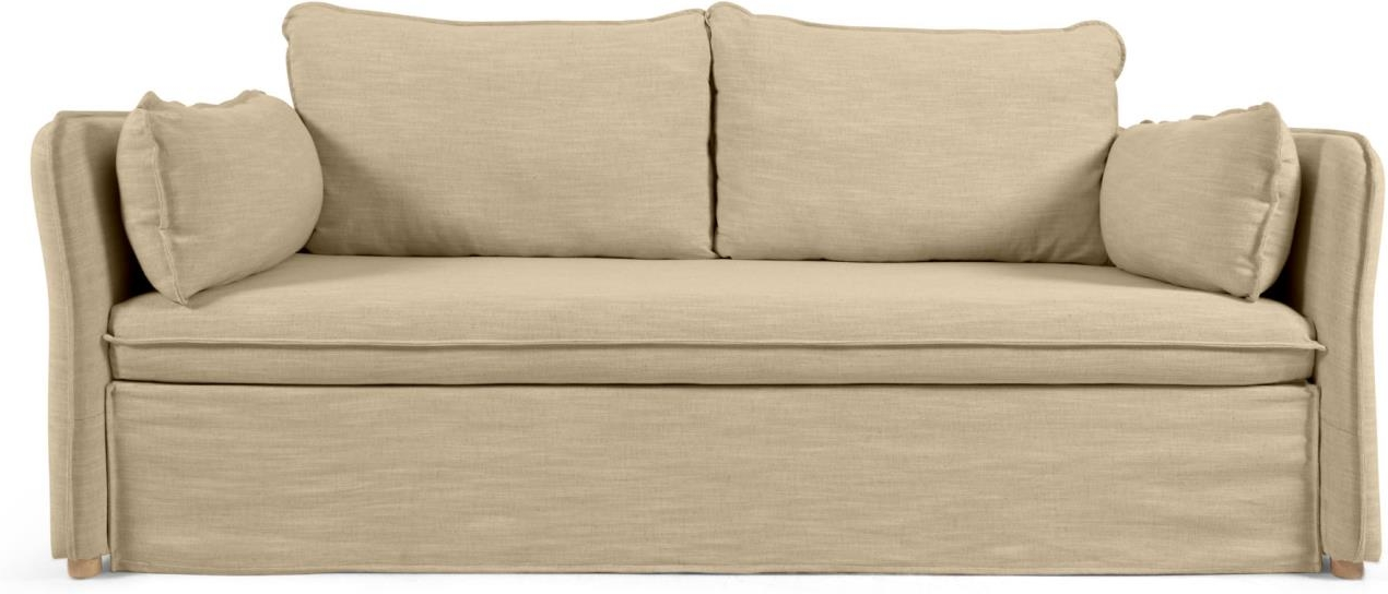 Tanit, Sovesofa, Beige, H70x210x100 Cm, Stof fra Kave Home