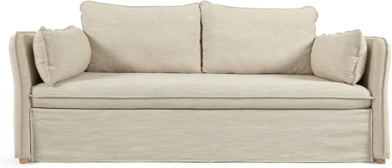 Tanit, Sovesofa, Lys Beige, H70x210x100 Cm, Stof fra Kave Home