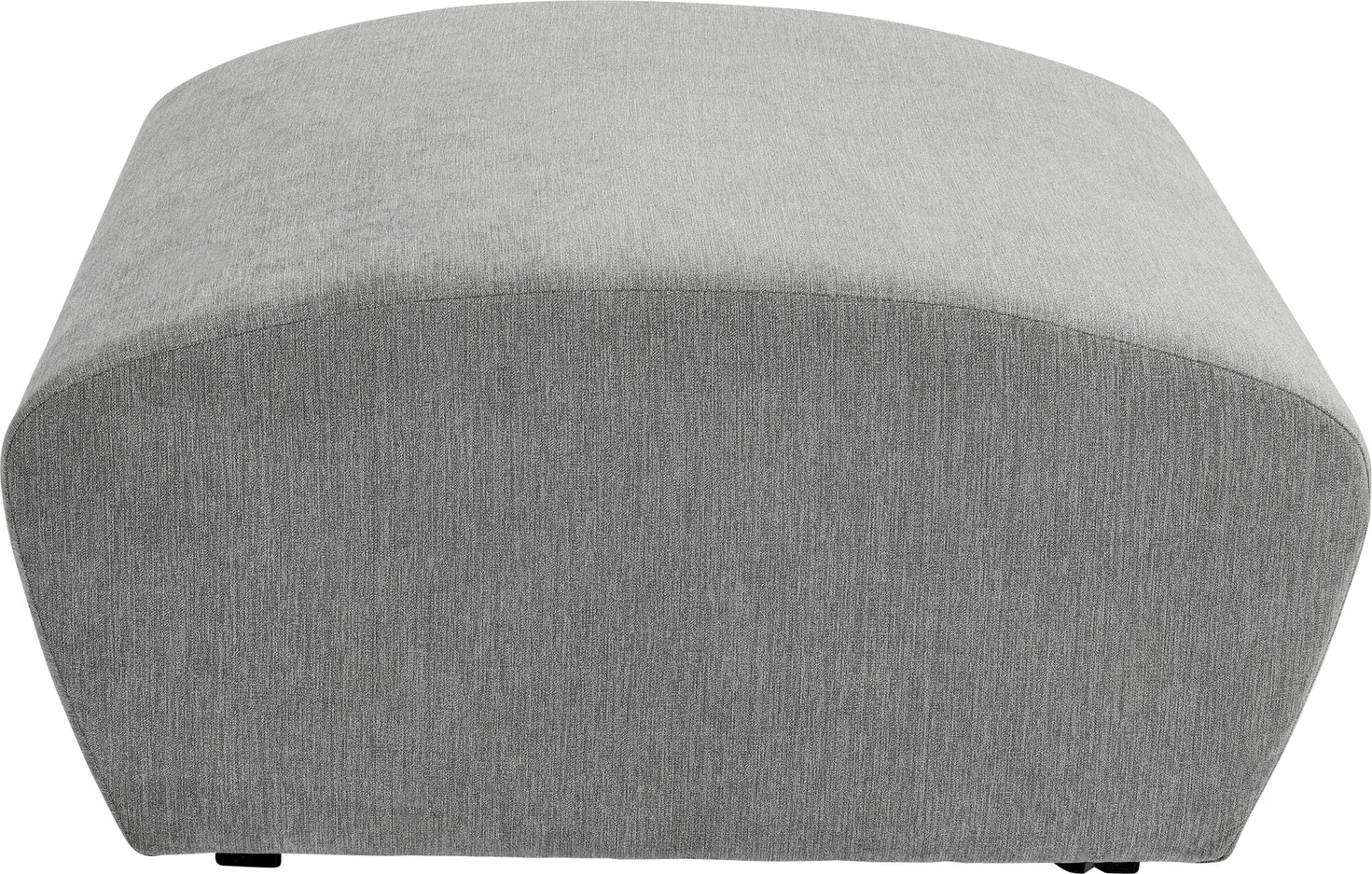 Lucca Grey Puf Til Modul Sofa, 76 Cm   Grå Stof Og Pvc fra Kare Design