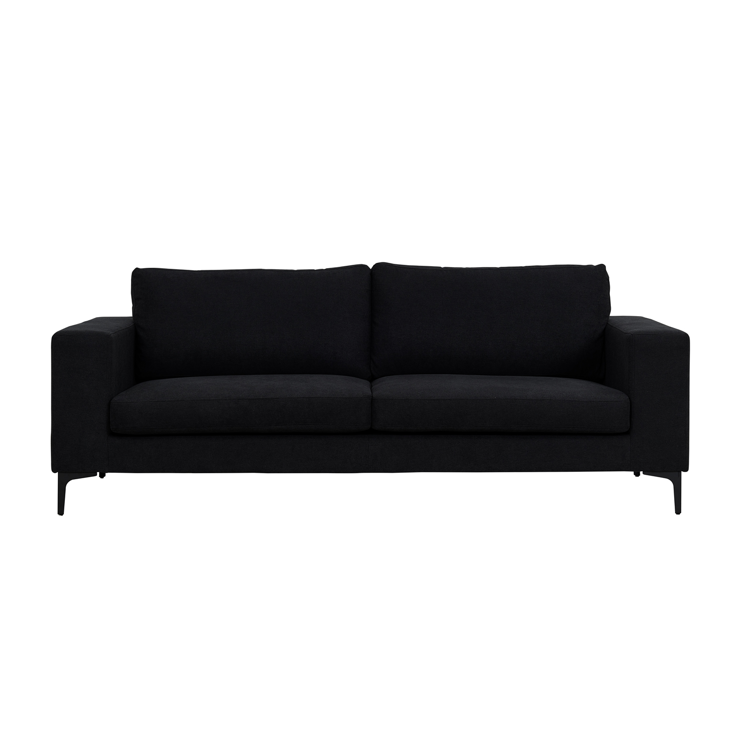 Bolero 3 Pers. Sofa   Sort Polyester Og Sort Metal fra Venture Design