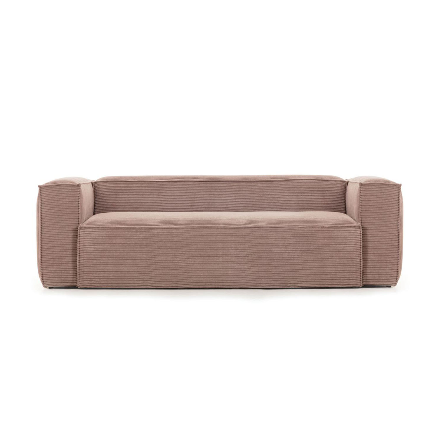 Blok 3 Pers. Sofa   Lyserød Fløjl fra Laforma