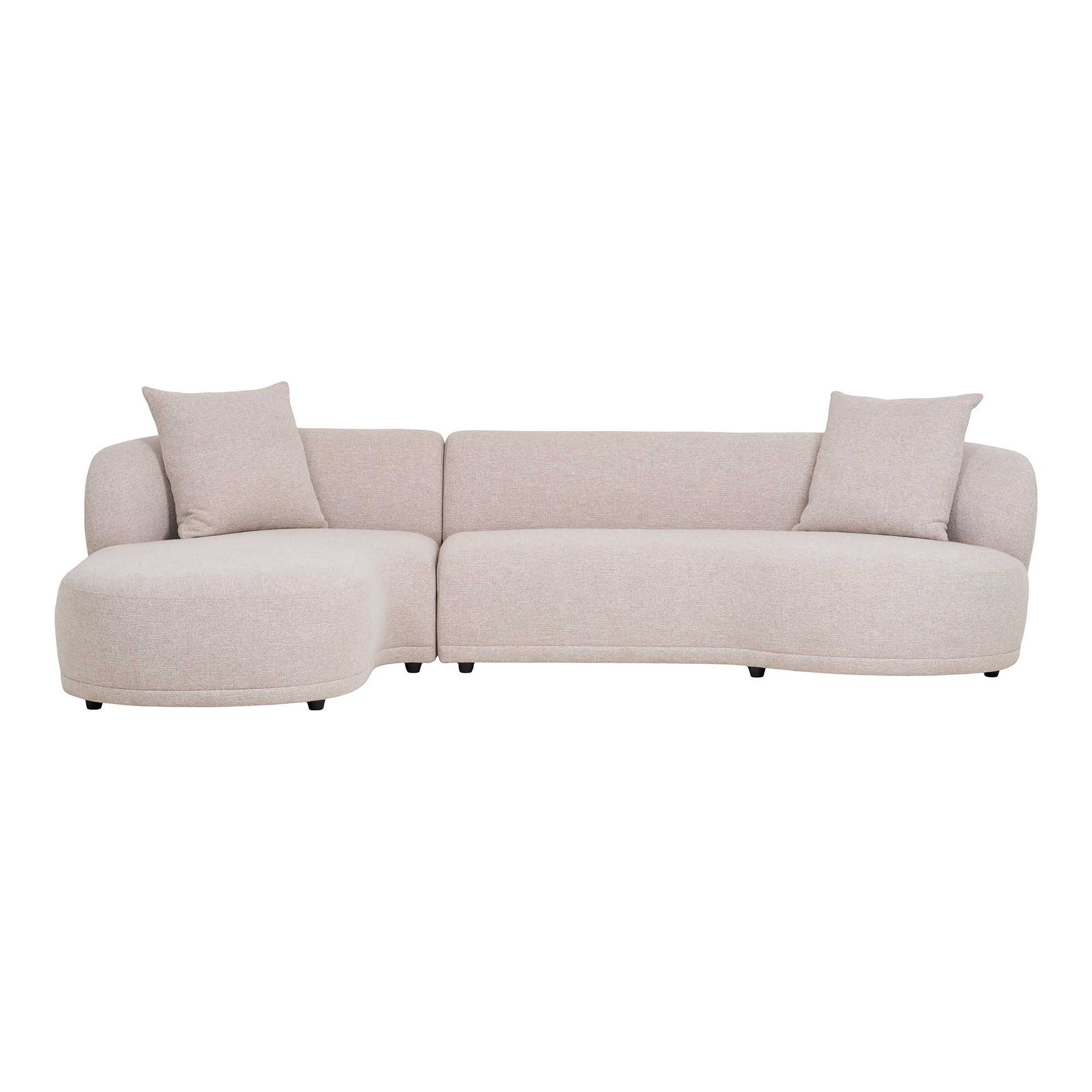 Kingston Sofa   Sofa Med 2 Puder, Venstrevendt, Natur, Hn1295 fra House Nordic