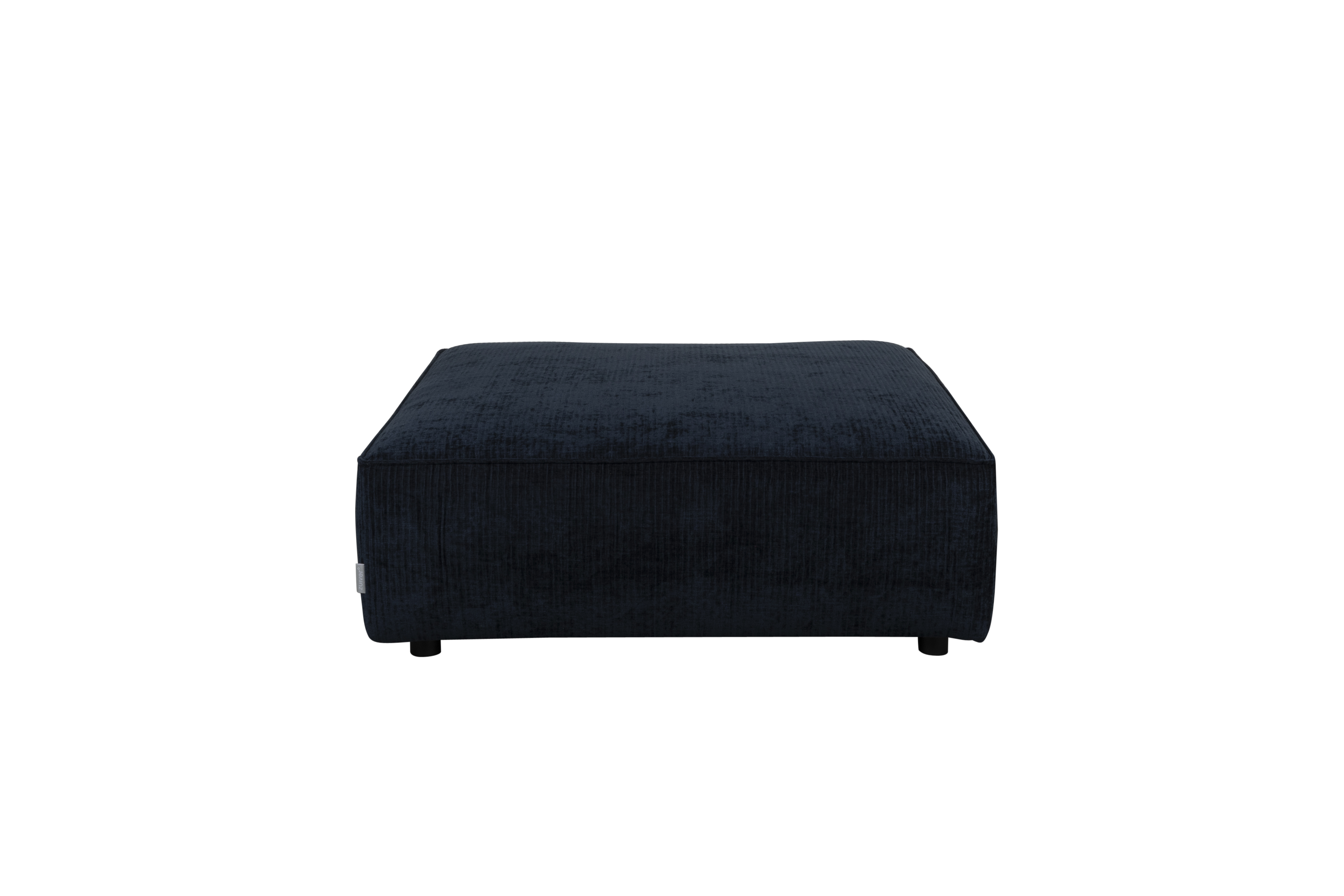 Hunter Sofa Element 1,5 Personers, U. Ryg   Navy Fløjl Og Plast fra Zuiver