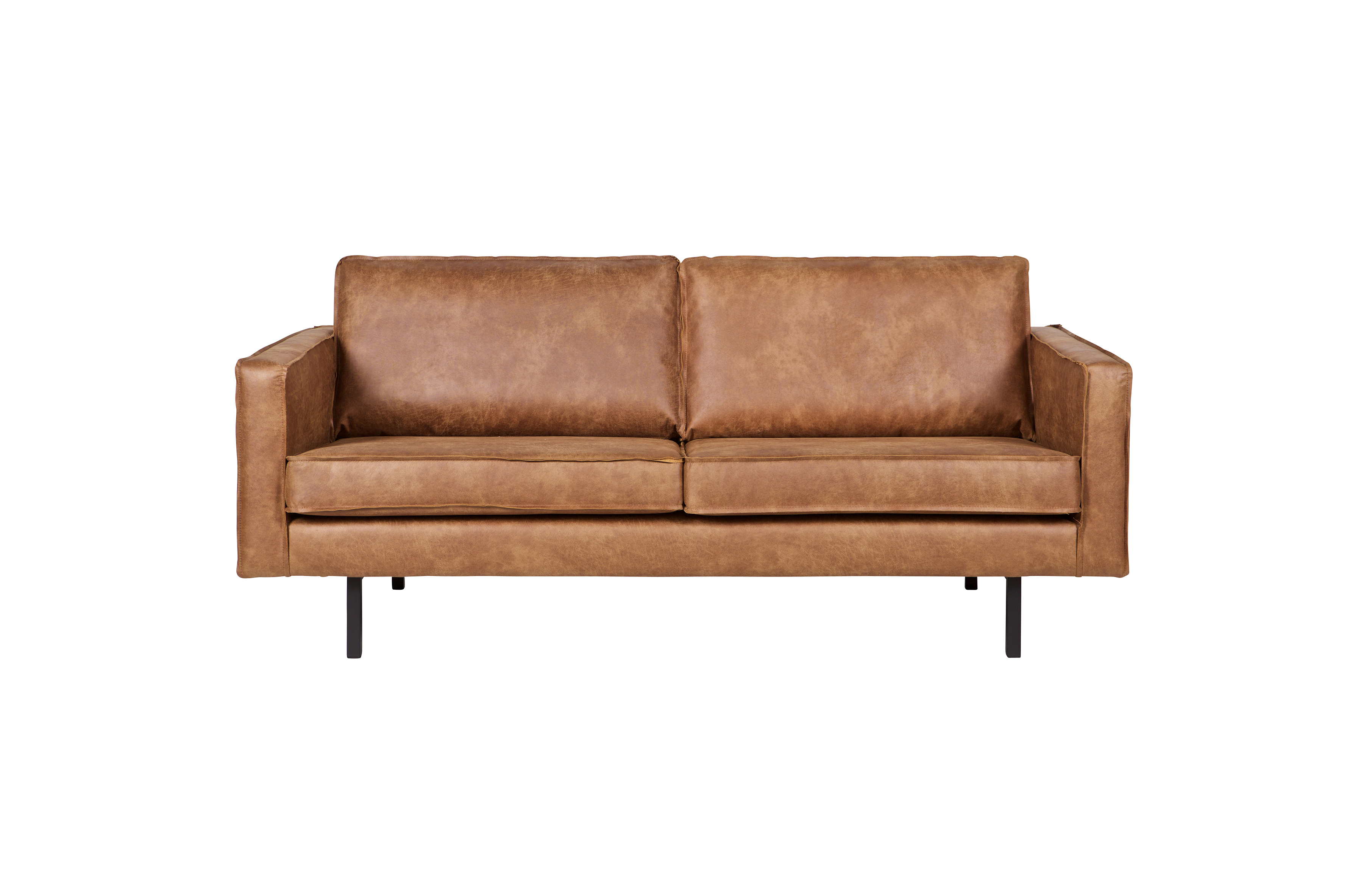 Rodeo 2,5 Pers. Sofa   Cognac Stof fra Bepurehome