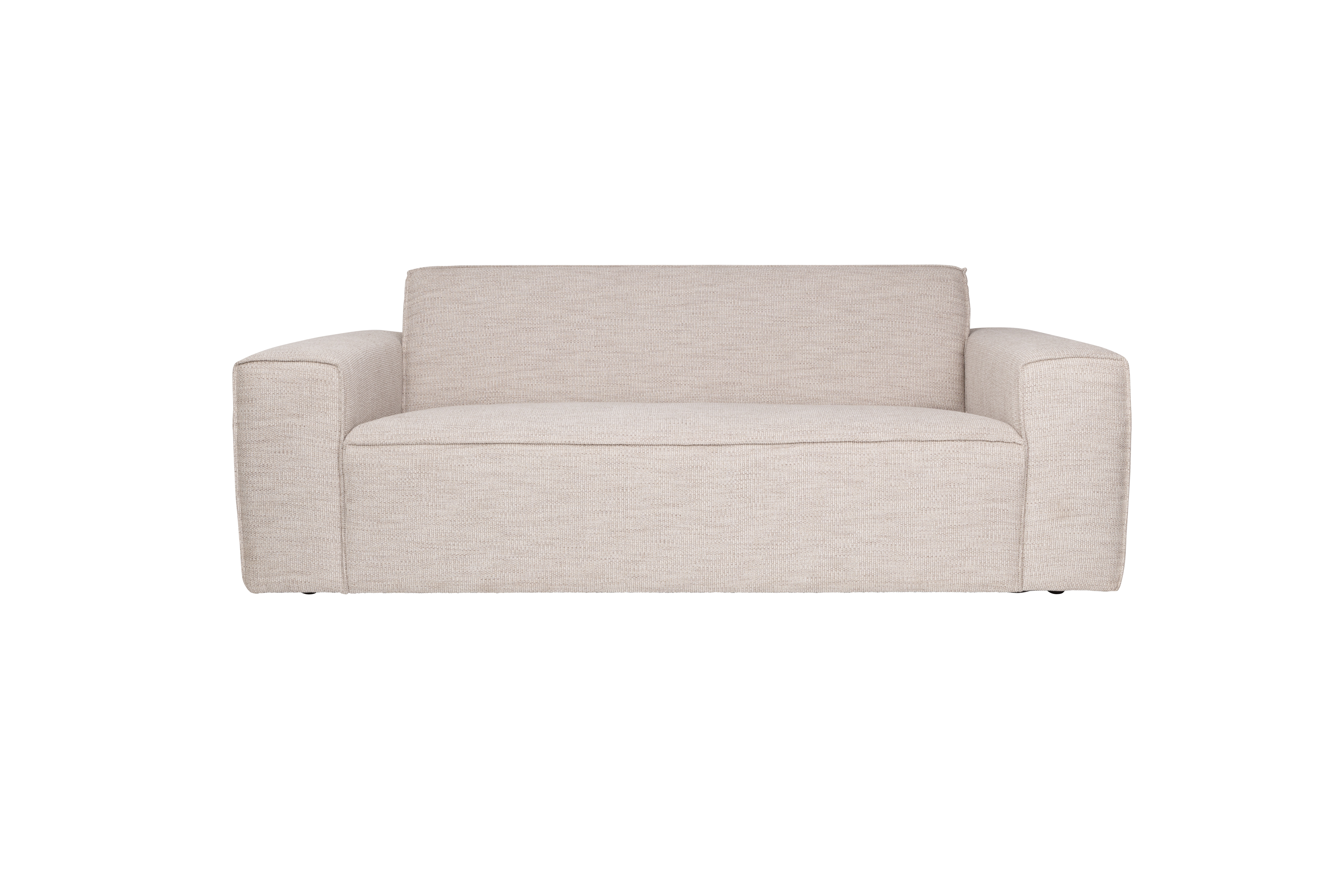 Bor 2,5 Personers Sofa   Latte Polyester Og Træ fra Zuiver