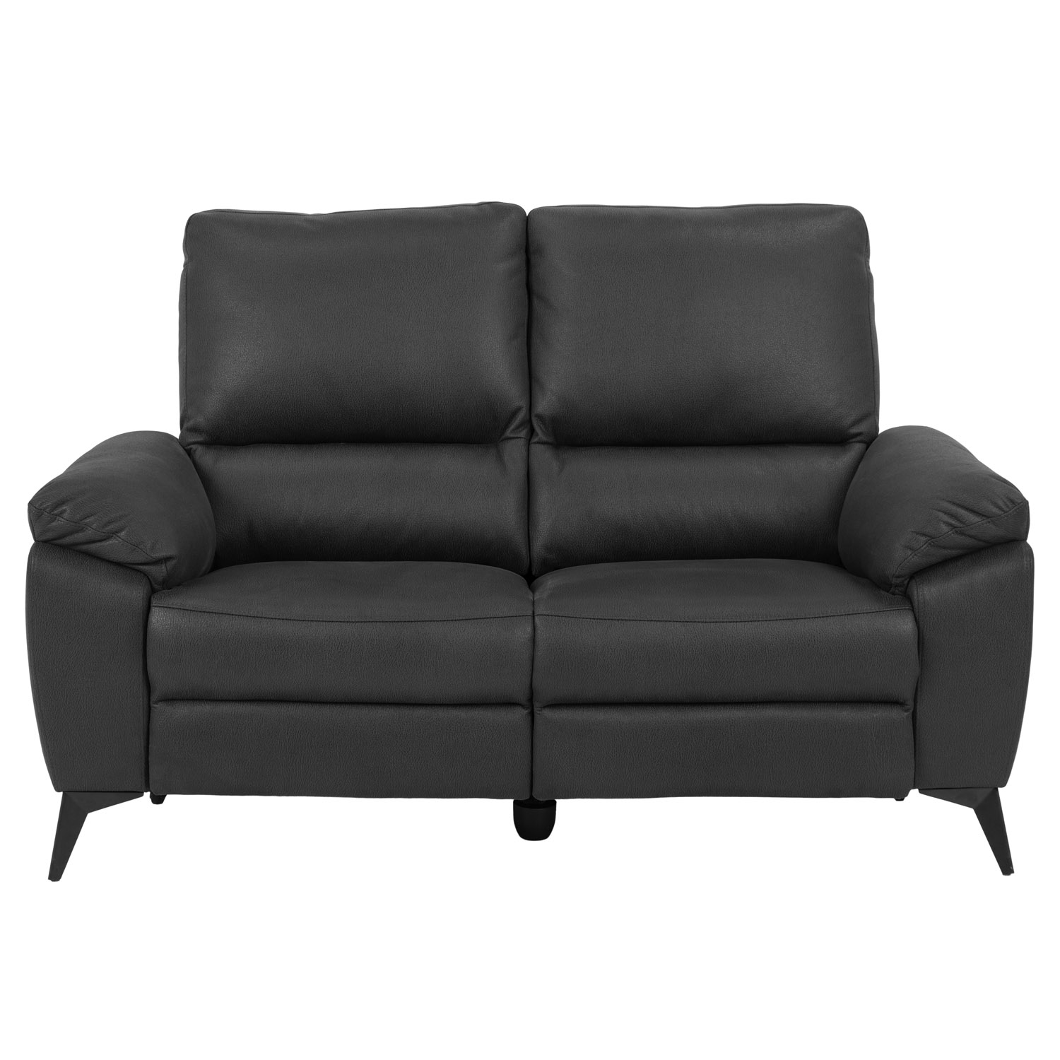 Rana 2 Pers. Sofa, M. 2 Elektriske Reclinere Og Usb Port C Stik   Grå Polyester Og Sort Metal fra Act Nordic