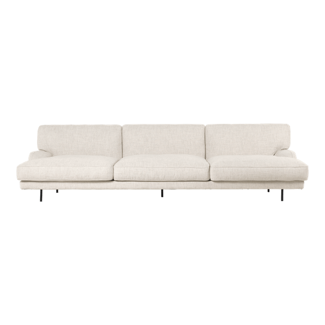 Flaneur Sofa 3 Seater Indianskop 15 Med Ben I Antik Messing fra Gubi