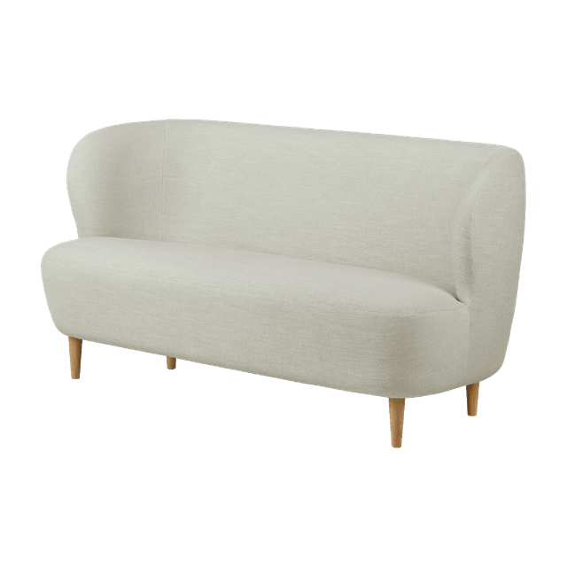 Stay Sofa Polstret I Bonito 091 Med Ben I Semi Matt Lakeret Eg fra Gubi