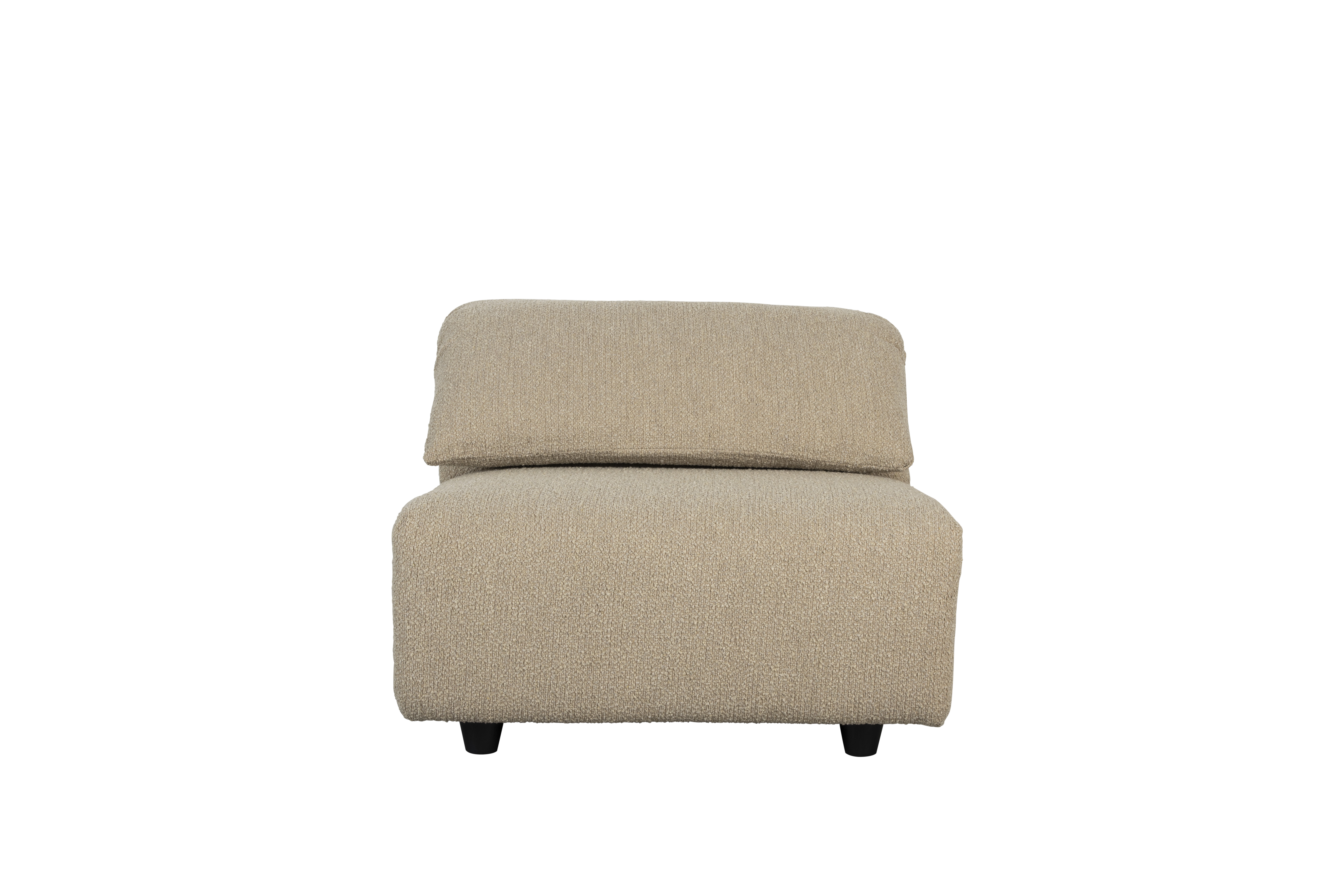 Wings Loveseat, M. Foldbar Nakkestøtte   Caramel Brun Polyester Og Plast fra Zuiver