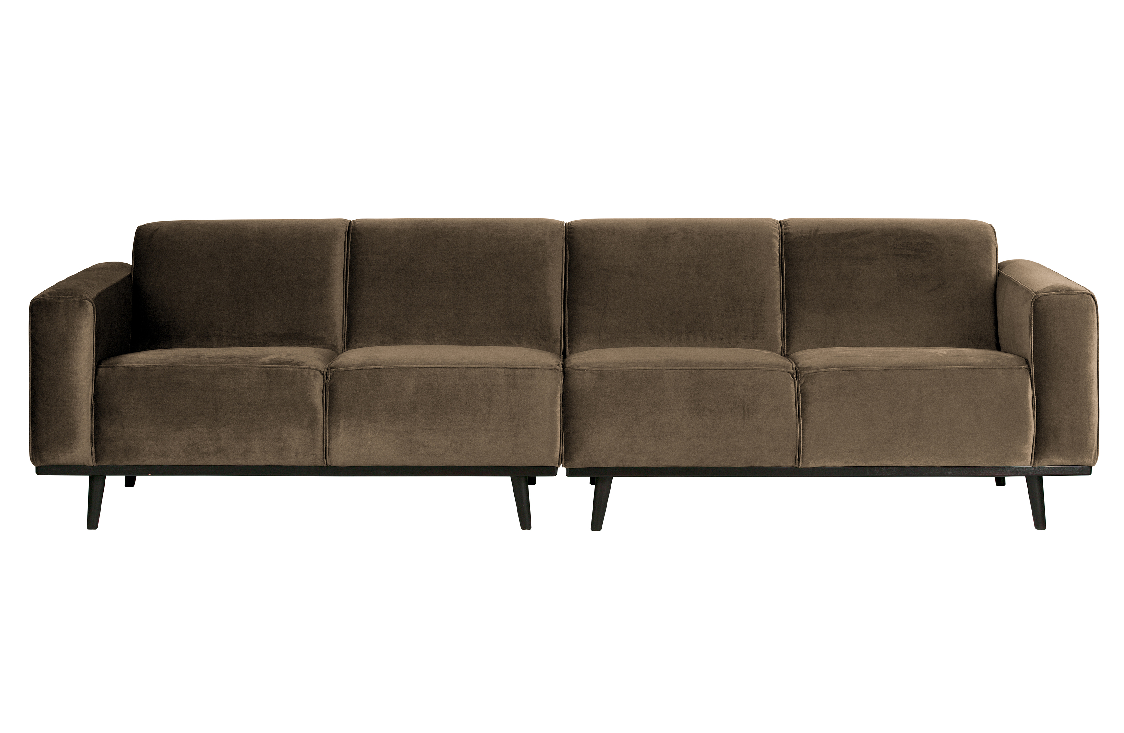 Statement 4 Pers. Sofa   Taupe Fløjl fra Bepurehome