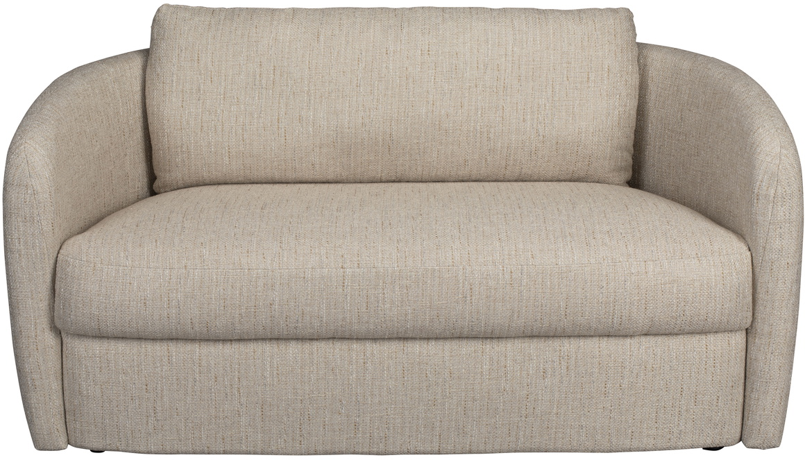 Boho, 2 Personers Sofa, Stenlysgrå, Polyester (l: 82 X H: 75 X B: 143 Cm.) fra Dutchbone