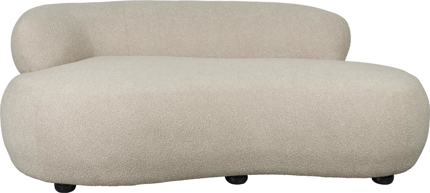 Noxx, Loungesofa, Lysgrå, Polyester (l: 115 X H: 73 X B: 185 Cm.) fra Studio White