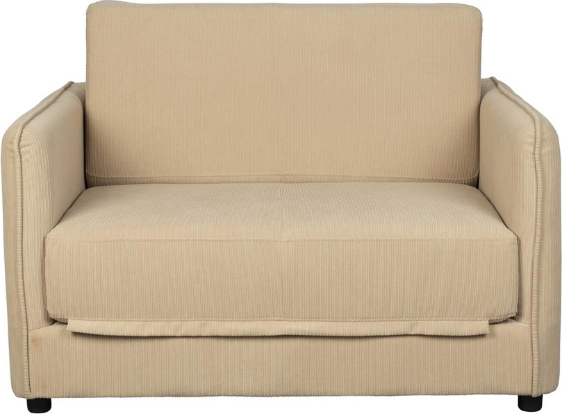 Sofabed, Sovesofa, Natur, Polyester (l: 89 X H: 78 X B: 110 Cm.) fra Studio White