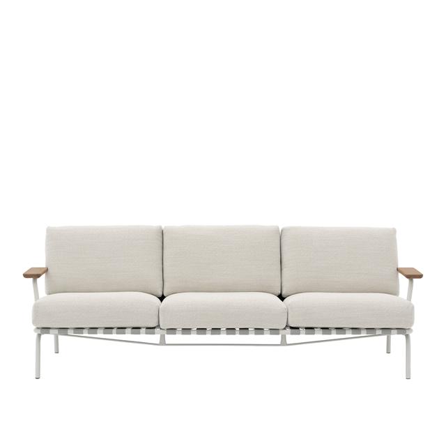 Settle Udendørs 3 Personers Sofa Laze 1 Grå fra Muuto