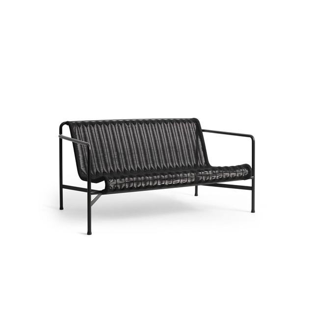 Palissade Cord Lounge Sofa Antracit fra Hay