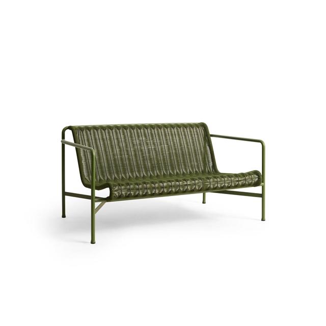 Palissade Cord Lounge Sofa Oliven fra Hay