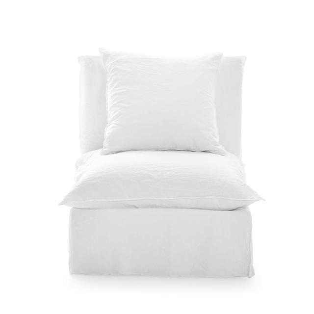 Ghost 06 Modul Sofa Uden Armlæn Lino Bianco fra Gervasoni