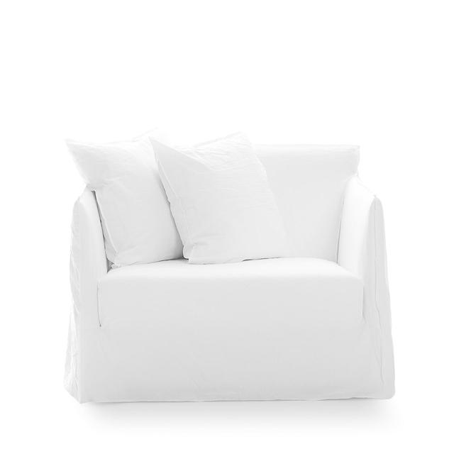 Ghost 09 Loveseat Lænestol Lino Bianco fra Gervasoni
