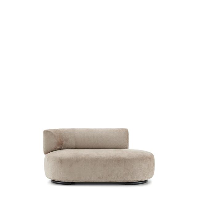 K Wait Dormeuse Sofa Venstre Beige fra Kartell