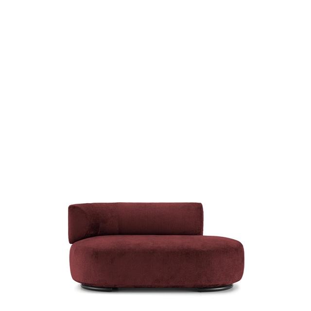 K Wait Dormeuse Sofa Venstre Rød fra Kartell