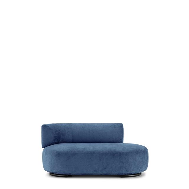 K Wait Dormeuse Sofa Venstre Blå fra Kartell