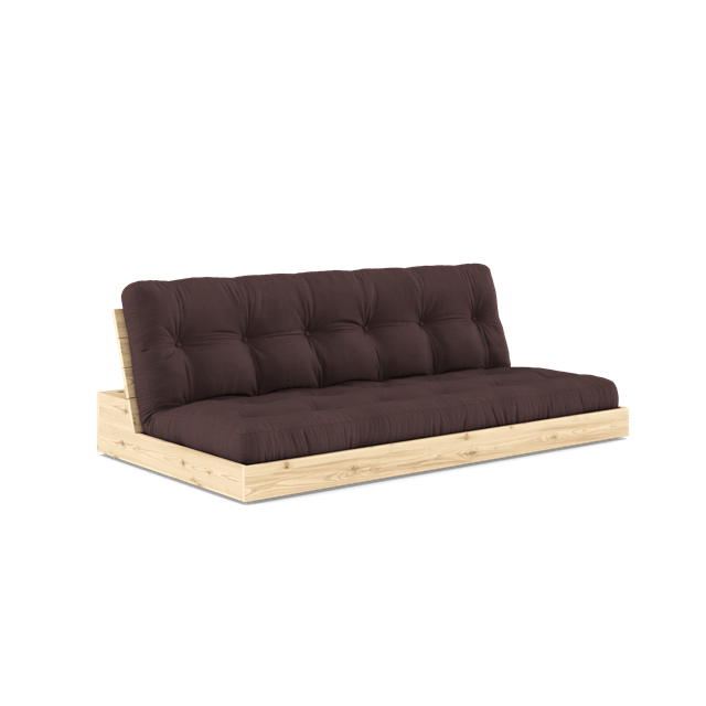 Base Sovesofa Med 5 Lags Madras Klar Brun fra Karup Design