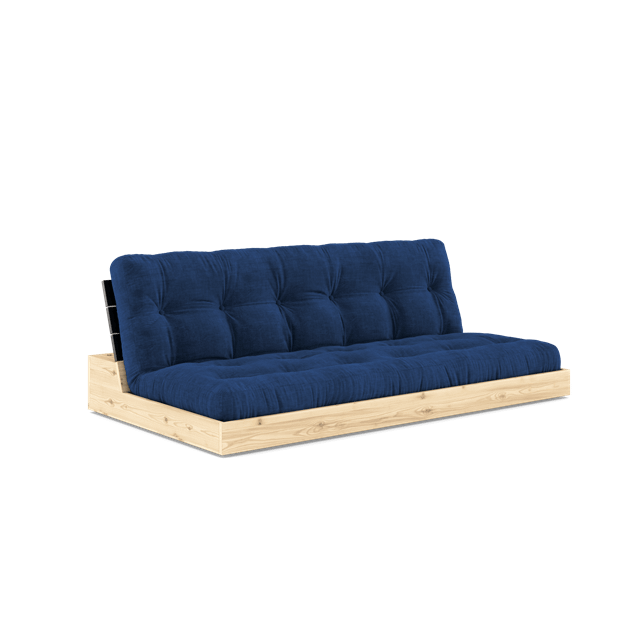 Base Sovesofa Med 5 Lags Madras Black Night Royal Blue fra Karup Design