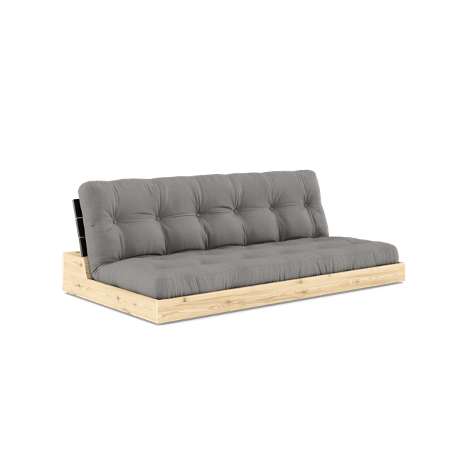 Base Sovesofa Med 5 Lags Madras Black Night Grå fra Karup Design