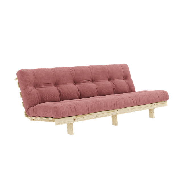 Lean Sovesofa Med Alpha Madras 130x200 Sorbet Pink Raw fra Karup Design