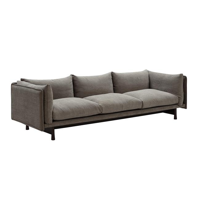 Kite Modulsofa 01 3 Str. Roco 08 Sort Bejdset Egetræ fra Wendelbo