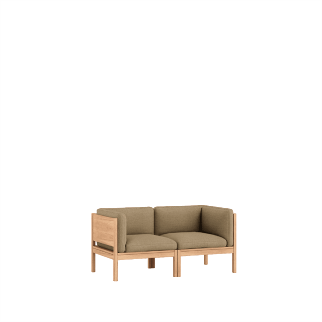 Modular 2 Personers Sofa Med Sider Autum 221 fra Moebe