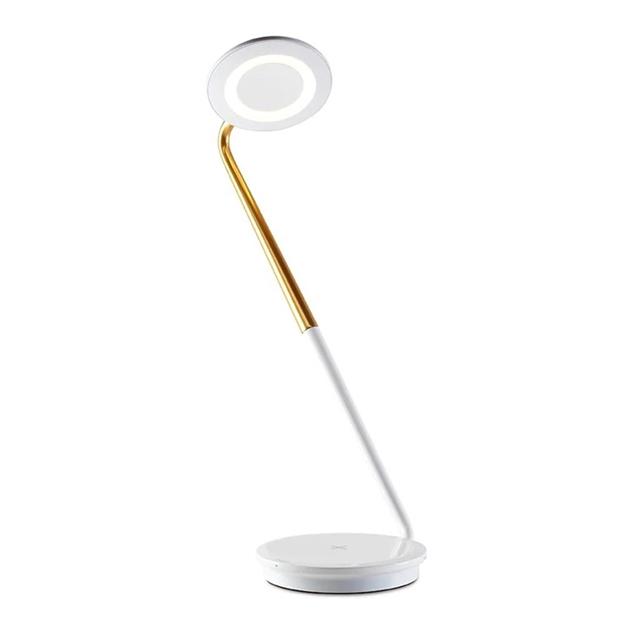 Pixo Plus Bordlampe Hvid Messing fra Pablo