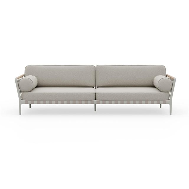 720 Open Air 3 Seater Udendørs Sofa Lyse Grå fra Vipp