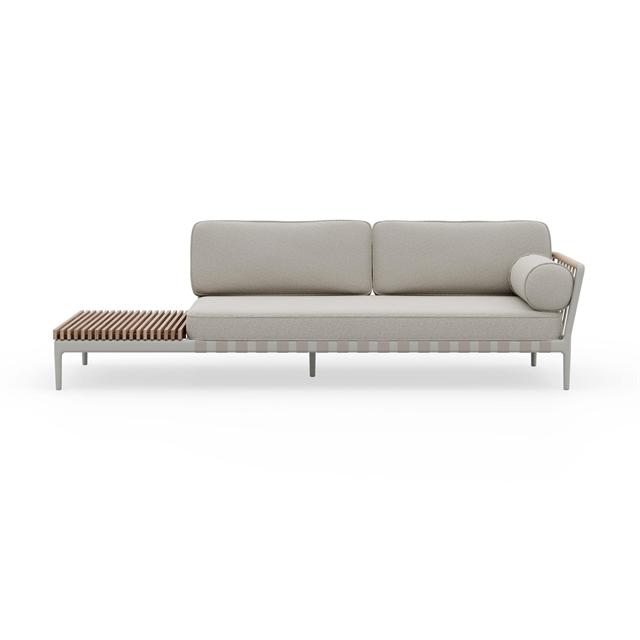 720 Open Air Open End Left Udendørs Sofa Lyse Grå fra Vipp