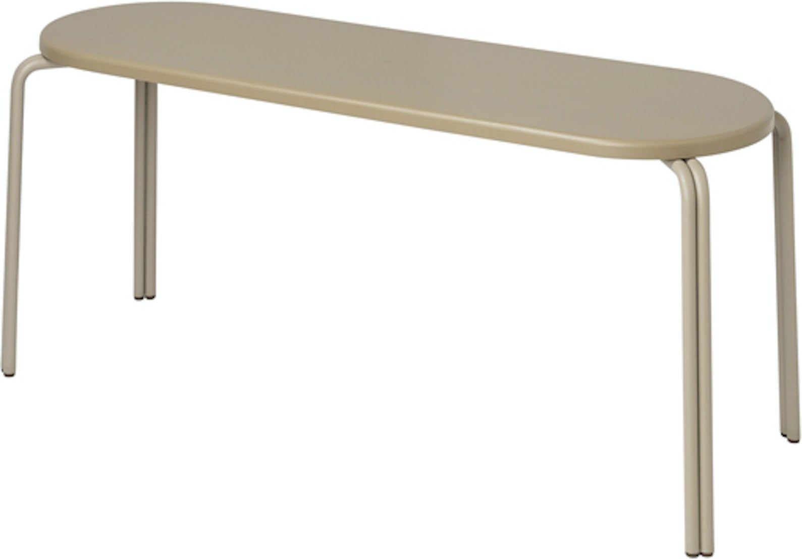 2 Personers Sofa (loveseat)   Oda Beige     Massivt Træ Med Askefiner fra Broste Copenhagen