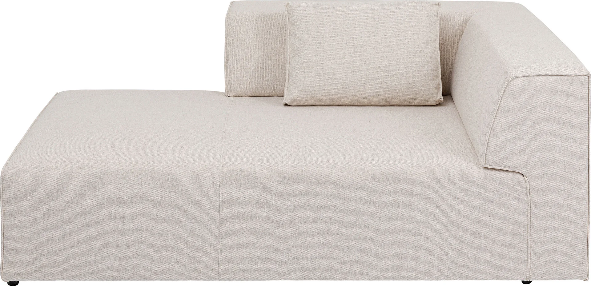 Infinity Ottomane Elements Cream Left Modul   Creme Polyester Og Polypropylen fra Kare Design